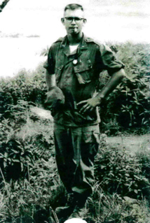 Buck as a Marine Corps lawyer in Vietnam in 1965